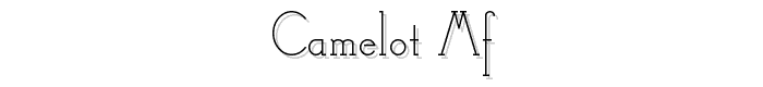 Camelot MF font